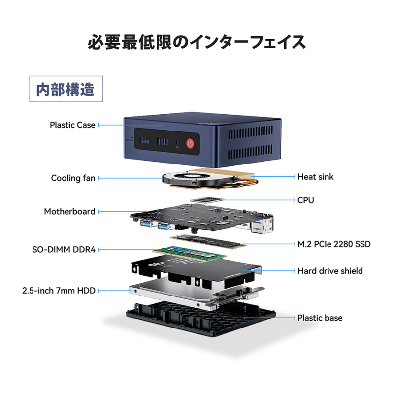 売れています★特価販売中★【MINI PC】Beelink ミニ S12 PRO windows 11 PRO インテル12世代 N100 メモリー16GB　DDR4 SSD 512GB | 本州・四国送料無料