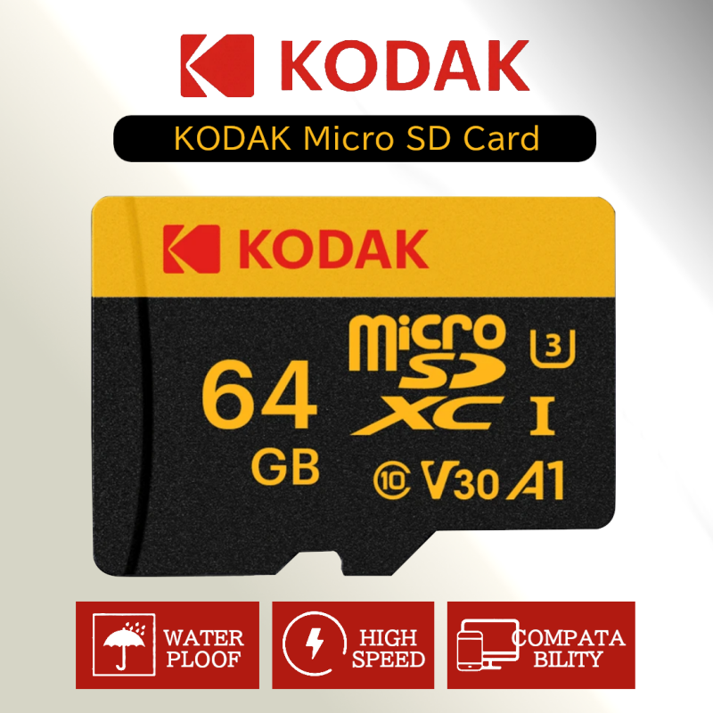 KODAK Micro SDカード 64GB｜SDXC メモリーカード ｜スマホ カメラ｜ノートブックPC デスクトップpc｜送料無料